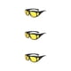 thumbnail image 2 of Soidarity Las gafas de ABS conducen de forma segura incluso en condiciones de poca luz Gafas de sol ligeras amarillas Type1 NO1, 2 of 6