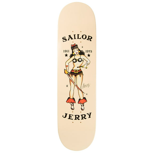 Stræbe Forlænge Mug Sailor Jerry Betty Skateboard Deck - Walmart.com