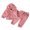 Pink, variant on SILVERCELL 1-5T Toddler Boys Girls Fleece Pants Hoodie Tops Set Kids Baby Winter Warm Bear Hooded Sweatshirt Sweatpants 2Pcs Tracksuit Outfits Set