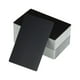 thumbnail image 1 of Uxcell 1000 Pack Tarjetas de Visita de Metal en Blanco, 0.21mm de Grosor 3.4x2.1 Pulgadas Grabado Láser, Negro, 1 of 7