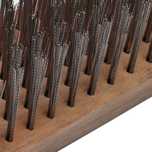 Stainless Steel Scrub Brush with 1.2m Wire Bristles for Outdoor Patios, Concrete & Commercial Heavy-Duty Cleaning