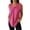 Hot Pink, variant on Womens Tops Linen Sleeveless Top Plain Ruffled V Neck Tank Shirt Casual Cool Edge Hem Loose Fit Camisole L Size Tank Tops for Women