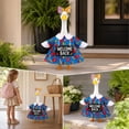 thumbnail image 6 of AZXY Back‑to‑School Porch Goose Outfits, Porch Goose Clothes, 23" Goose Costume Dress for Cement & Plastic Porch Goose Statue, Seasonal Duck Clothes, Outdoor Yard Lawn Garden Porch Statue Decor, 6 of 7