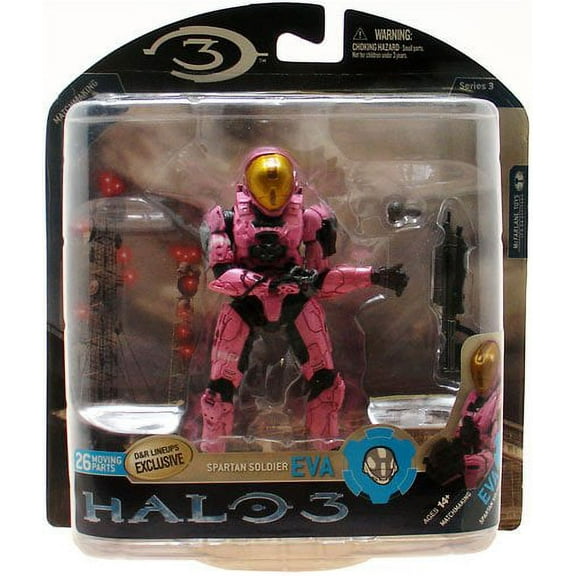 Halo 3 Series 3 Spartan Soldier EVA Pink Ver Figure