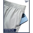 thumbnail image 4 of Shorts de básquet para niño Reebok, paquete de 2, malla deportiva, talla pequeña, 4 of 7