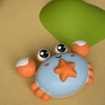 thumbnail image 7 of Cute Crab Pull Back Toy Car for Toddlers, Mini Inertia Slider Vehicle with Light Up, Kids Educational Learning Toys for Boys Girls Age 1 2 3 4 Year Old, Orange, 7 of 7