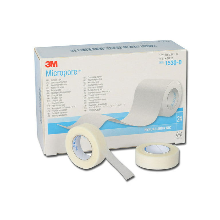 Buy 3M Medical Tape Micropore Easy Tear Paper 1/2 X 10 Yard White