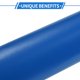 thumbnail image 3 of Unique Bargains 1 Pc Película de Envoltura de Automóvil Cubierta de Vinilo Universal Protectora Exterior Interior Azul Mate 40x152cm/1.3ft x 5ft, 3 of 7