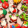 thumbnail image 2 of Hi.FANCY Mini Father Christmas Tree Decor items; a good gift Keychains car pendant accessory Can Santa Claus Keyring Kids Gifts Random Color, 2 of 4