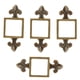 thumbnail image 4 of Manija De Moda, Manija Retro, Para Guardarropas La Mayoría De Las Puertas Y Gabinetes EOTVIA 336 Bronce-Blanco, 4 of 8