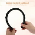 thumbnail image 6 of Unique Bargains Women's Thick Braided Twisted Braid Hair Hoop Black, 6 of 7