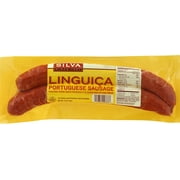 Silva Linguica Portuguese Sausage, 11 oz Plastic Sealed