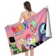 thumbnail image 4 of Mundo de Dandys Toalla de playa de secado rápido con diseño temático, regalo para mujeres y niñas, ideal para cumpleaños, fans, amantes de la música, uso en la playa o al aire libre, 78 × 160 cm, 4 of 6
