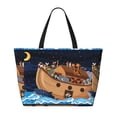 thumbnail image 2 of Easygdp Ocean Scene with Noah's Ark Bolsa de Viaje de Playa de Gran Capacidad, Bolsa Tote Perfecta para la Playa, Escapadas de Fin de Semana y Viajes, 2 of 7