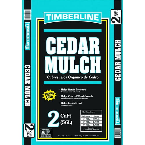 Timberline Cedar Mulch, 2 cu ft