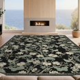 thumbnail image 2 of Design&I 8'x10' Washable Area Rug Floral Birds Asian Oriental Plum Branch And Lotus Scroll Chinoiserie Flowing for Living Room, Family Extra Large Skid-Resistant Low Profile, 2 of 7