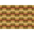 thumbnail image 1 of Ahgly Company Machine Washable Indoor Rectangle Transitional Mahogany Brown Area Rugs, 5' x 7', 1 of 7