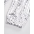 thumbnail image 6 of iEFiEL Kids Girls Shiny Dots Dance Pants for Hip-hop Jazz Stage Performance Competition Silver 7-8, 6 of 7