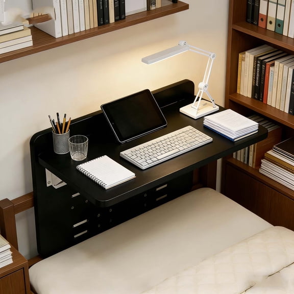Multi-Scene Wall Mounted Desk Folding - Fold Down Table Wall Mounted,Folding Wall Table - Space-Saving Foldable Desk for Bedroom, Dorm & Apartment