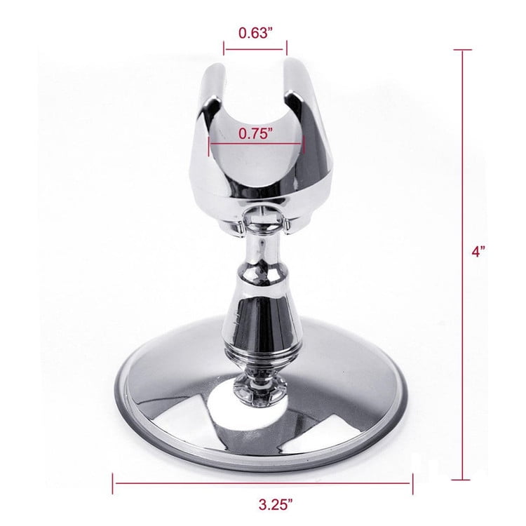 Silver Fewear Shower Head Holder Vacuum Suction Cup Shower Head Wall Mount Holder Removable Handheld Showerhead /& Bidet Sprayer Adhesive Bracket Chrome