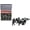 Black, variant on Formula One F1 Pit Crew 7 Figurine Set Team Black Release II for 1 18 Scale Models by American Diorama