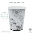 thumbnail image 3 of Bath Bliss 1.3 gal Bathroom Trash Can Wastebasket, Marble, 3 of 8