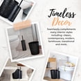 thumbnail image 6 of Autumn Alley Black Metal Trash Can & Toilet Brush Set, Matte Black Bathroom Accessories Set, 6 of 9