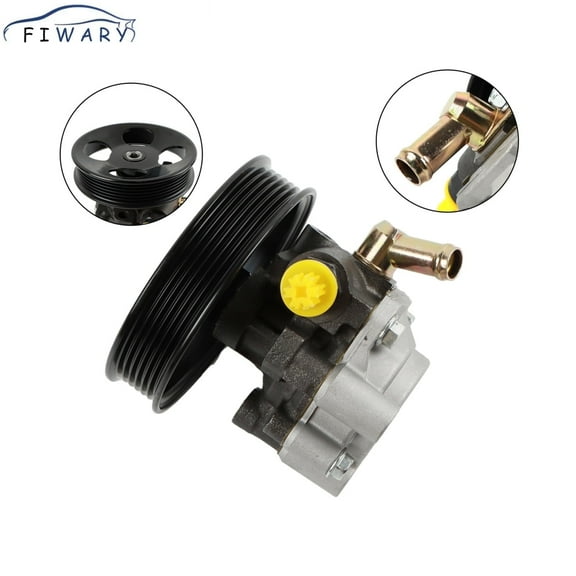 FIWARY Power Steering Pump w/ Pulley Fits for Toyota Sequoia Tundra 00-07 V8 4.7L 21-5264