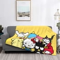 thumbnail image 5 of Lsque Sanrio Print Flannel Throw Blanket, Ultra-soft Blanket for Bed, Couch, Car, Hypoallergenic Anti-pilling blanket-80"x60", 5 of 8
