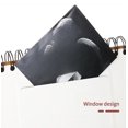 thumbnail image 4 of Desktop Flip Photo Album with Window Cover & Gold Metal Pen, Stand-Up Spiral Scrapbook for Family Memories, DIY Display Calendar Style Photo Holder, Multiple Colors ﻿, 4 of 6