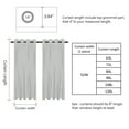 thumbnail image 6 of Moutainwind 100% Blackout Curtains Linen Polyester Grommet Curtain Pair Waterproof Curtain Panel, 6 of 14