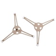 thumbnail image 1 of Dsseng 2 Pcs Microwave Accessories Turntable Plastic Ring Microwave Bracket Microwave Holder Glass Plate Tray Wheel Ring, 1 of 6