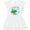 AA-White, variant on Inktastic Lets Swim- Cute Sea Turtle Girls Toddler Dress