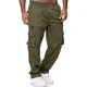 thumbnail image 1 of Pantalones Cargo Para Hombre Casual Varios Bolsillos Jogger, 1 of 4