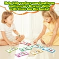 thumbnail image 4 of Visland 30 Read And Rhyme Flip Book Word Families Letter Sounds Flash Cards ABC Vocabulary Cards Set Educational Reading Games for Preschool Kindergarten, 4 of 7