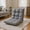 Gray, variant on YYAo Floor Gaming Chair, Recliner,Meditation Floor Chair,14-Position Adjustable Folding Lazy Gaming Sofa-Blue