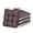 Coffee-15.5"x15.5"x3.5" (4 Pack), variant on Memory Foam Chair Cushions Set Of 4 19"x19"x3.5" Indoor & Outdoor Seat Pads For Dining Kitchen Office Patio Chairs - Khaki