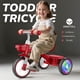 thumbnail image 2 of Triciclo para Niños Umatoll para 18 Meses a 4 Años con Asiento Ajustable y Ruedas Luminosas, 2 of 9