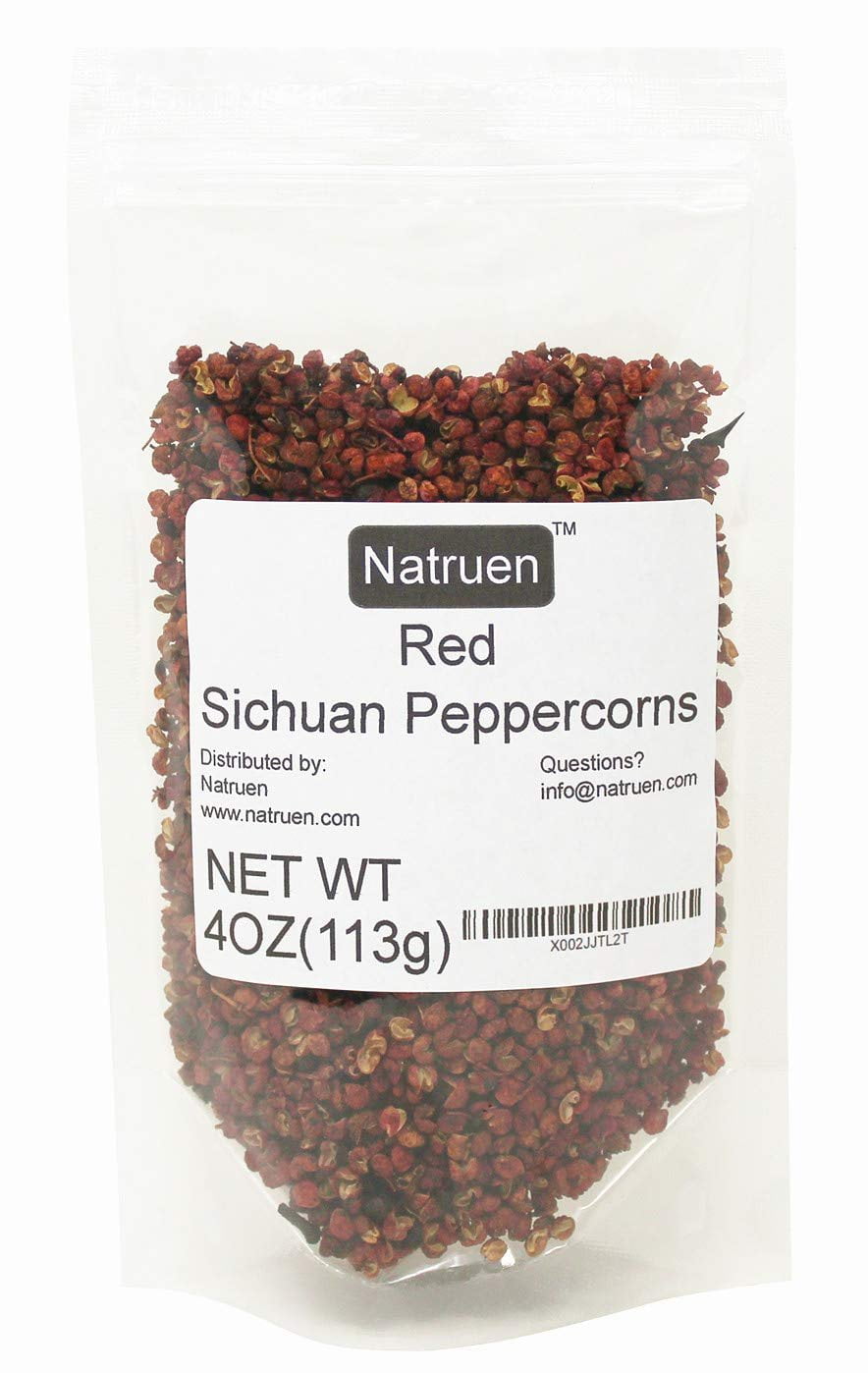 Natruen Szechuan Red Peppercorn Whole 4oz, Da Hong Pao, Sichuan Red