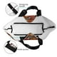 thumbnail image 4 of Balery Coffee Stamp Bolsa Tote Estilo Estético con Cremalleras, Bolsa de Hombro, Bolsa de Compras Grande y Plegable, 4 of 8