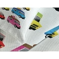 thumbnail image 4 of Ambesonne Truck Quilted Bedspread Set 3 Pcs, Colorful Food Trucks, King Size, Multicolor, 4 of 5
