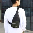 thumbnail image 6 of Ikohbadg Sling Bag for Men and Women, Adjustable Shoulder Backpack with Earphone Hole, Lightweight Daypack for Hiking, Camping, and Outdoor Activities, 6 of 6