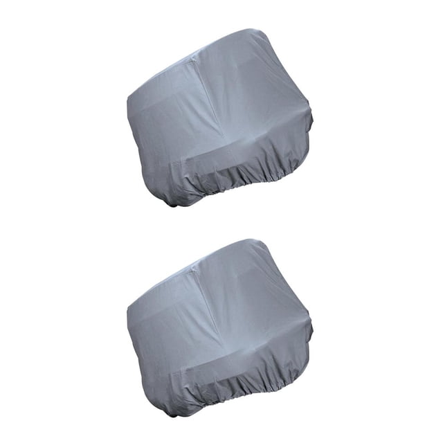 Ounissouiy Herramienta de cubiertas de Motor de barco, accesorios marinos universales, Color sólido, resistente a la lluvia, cubierta exterior 10HP 2piezas