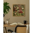 thumbnail image 6 of Drsoum Vintage Landscape Canvas Wall Art Poppies Flower Classic Wall Prints Modern Farmhouse Kitchen Bathroom Office Decor 10x10in Natural Framed, 6 of 6