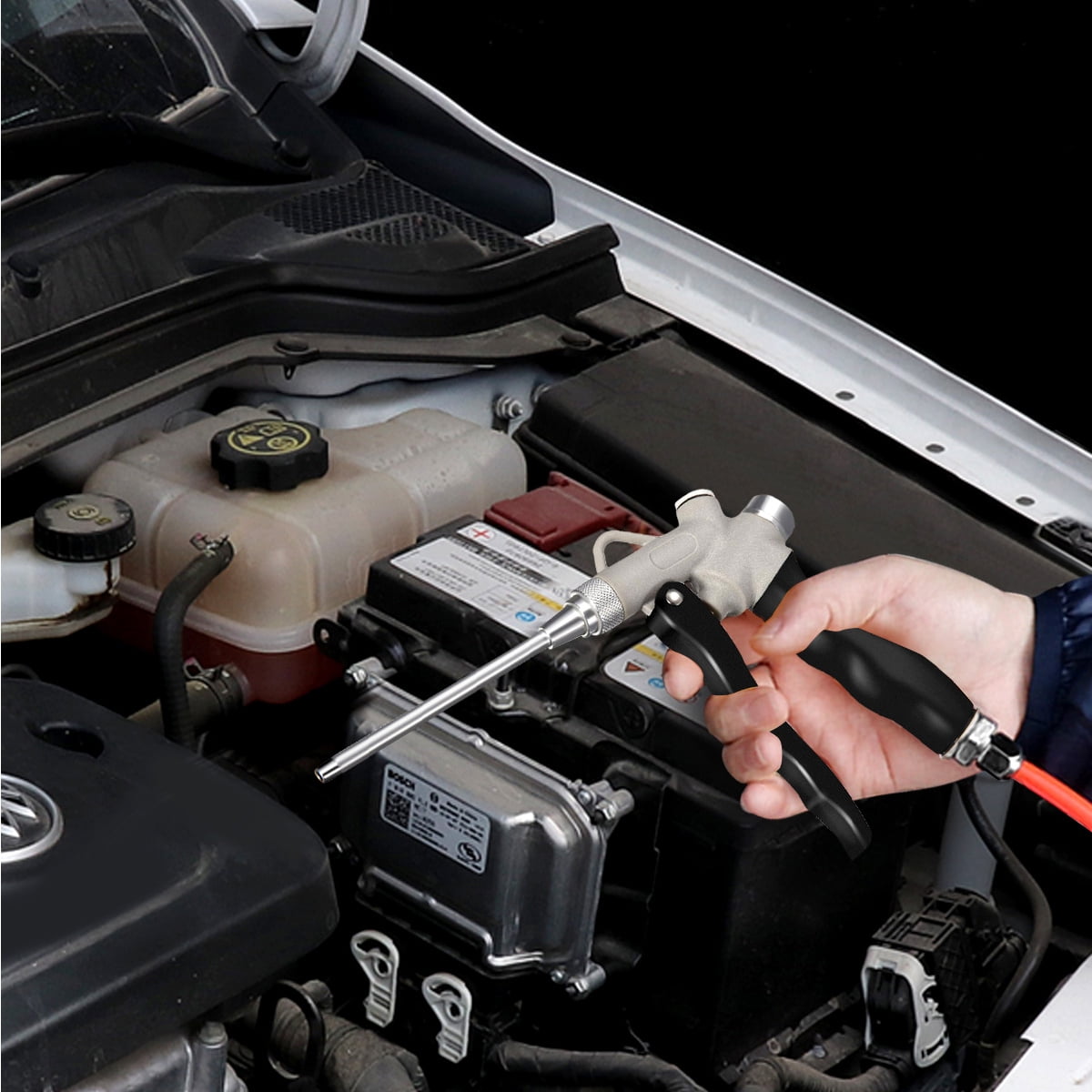 Car Exhaust Machine Professional Aluminum Alloy Vehicle Cleaning And