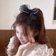 thumbnail image 4 of TEHAUX 1Ud Net Yarn Hair Clip Negro Ligero Con Moño Para Complemento De Peinado Fino, 4 of 8