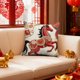 thumbnail image 4 of Year Of The Horses Themed Decorative Pillow Cover With Festive Red Print Suitable For Living Room Sofa Car Or Bedside Use, 4 of 6
