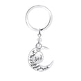 thumbnail image 1 of Key Chain Alloy Pendant Keyring Woman Key Holder Decor Key Ring Party Wedding Gift, D1002-Dad, 1 of 1