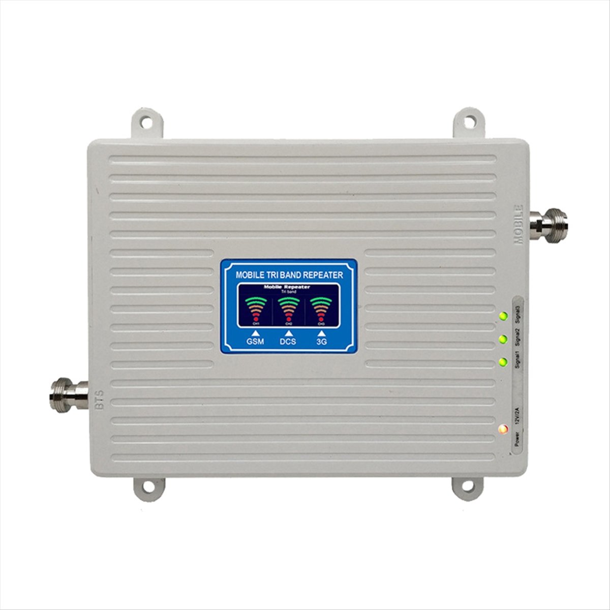 Amplificatore Segnale Cellulare 4G/3G/2G – Bande 1/3/8 (900/1800/2100 MHz), Per Migliorare Voce E Dati