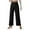 Black, variant on Krdevn Womens Pants - Women's Wide Leg Work Pants High Waist Business Casual Slacks Trousers,Pants for Women,Size:L